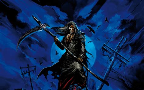 Awesome 4K Grim Reaper Wallpapers.